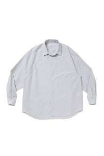 Stripe Broad L/S Shirt - White (CTE-26A403)