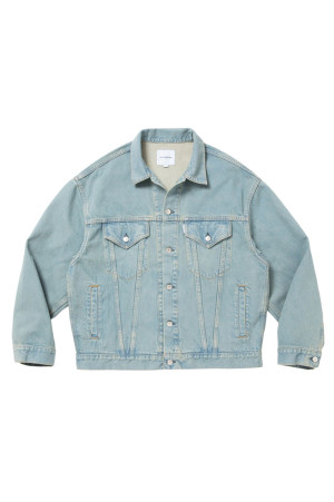 12.5oz Denim Trucker Jacket - Indigo Fade OD (CTE-26A202)