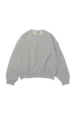 Vintage Crew Neck Sweat (Solid) - HEATHER GRAY (RN31393114)