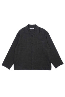 WOOL PAJAMA SHIRTS - BROWN (263-60302)