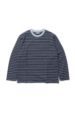 ORIGINAL BORDER L/S T-SHIRTS - NAVY (263-60104)