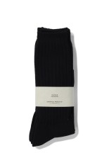 2P LONG SOCKS(LOOSE) - BLACK (253-60910)