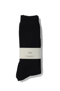 2P LONG SOCKS(LOOSE) - BLACK (253-60910)
