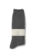 2P LONG SOCKS(LOOSE) - CHARCOAL (253-60910)