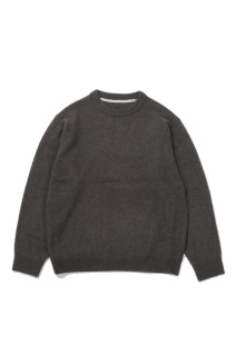 FOX CREW NECK KNIT - BROWN (263-60201)