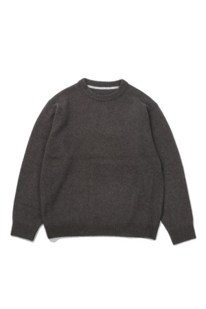 FOX CREW NECK KNIT - BROWN (263-60201)
