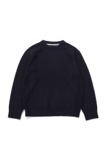 FOX CREW NECK KNIT - BLACK (263-60201)