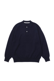 HIGH GAUGE KNIT POLO - BROWN (263-60203)