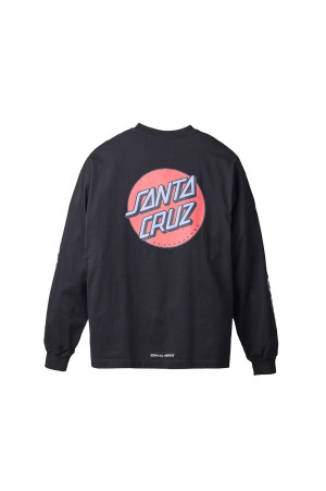 Santa Cruz / Classic Dot L/S Tee - White (SD26F-CT12)