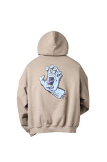 Santa Cruz / Screaming Hand Hoodie - Taupe Grey (SD26F-CT13)