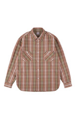 SD Flannel Check Shirt - BEIGE