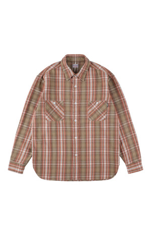 SD Flannel Check Shirt - BLACK