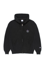 CHAMPION / REVERSE WEAVE FULL ZIP HOODED SWEAT SHIRT / BLACK (26FW-WMC-CP01)