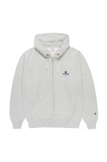 CHAMPION / REVERSE WEAVE FULL ZIP HOODED SWEAT SHIRT / SILVER GRAY (26FW-WMC-CP01)