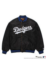 MLB / REVERSIBLE VARSITY JACKET ( TYPE-2 ) / BLACK-BEIGE (MLB-WM-BL02)