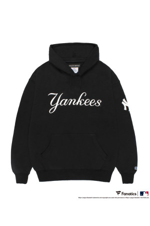 MLB / HEAVY WEIGHT PULLOVER HOODED SWEAT SHIRT ( TYPE-1 ) / BLACK (MLB-WM-SS01)
