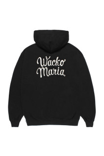 HEAVY WEIGHT PULLOVER HOODED SWEAT SHIRT / BLACK (26FW-WMC-SS02)