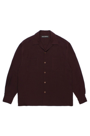50'S SHIRT L/S ( TYPE-1 ) / BURGUNDY (26FW-WMS-OC03)