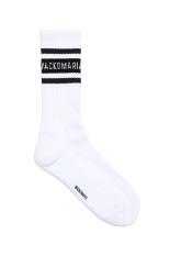 SKATER SOCKS ( TYPE-2 ) / WHITE-BLACK (26FW-WMA-SO02)