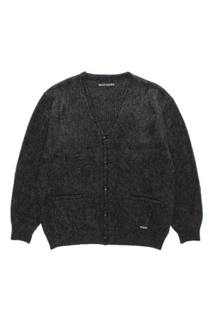 MIX MOHAIR CARDIGAN / BROWN (26FW-WMK-KN04)