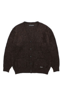 MIX MOHAIR CARDIGAN / BROWN (26FW-WMK-KN04)