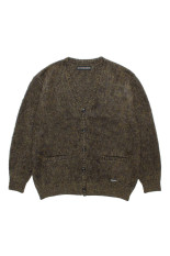 MIX MOHAIR CARDIGAN / KHAKI (26FW-WMK-KN04)