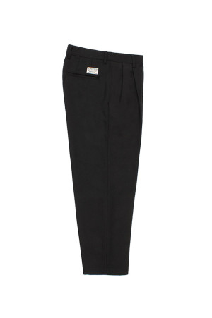 DOUBLE PLEATED WOOL TROUSERS ( TYPE-1 ) / BLACK (26FW-WMP-PT03)