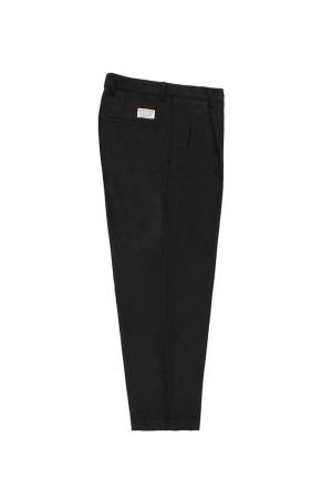 DOUBLE PLEATED WOOL TROUSERS ( TYPE-2 ) / BLACK (26FW-WMP-PT04)