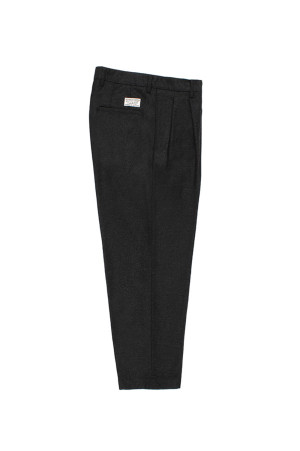 DOUBLE PLEATED WOOL TROUSERS ( TYPE-2 ) / BLACK (26FW-WMP-PT04)