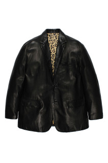 LEATHER JACKET ( TYPE-2 ) / BLACK (26FW-WMO-JK02)