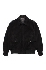MINEDENIM / STIE lo / SUEDE LEATHER JACKET / BLACK (MDSL-WM-BL01)