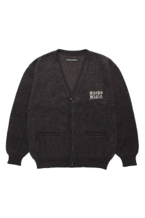 MOHAIR CARDIGAN / CHARCOAL (26FW-WMK-KN09)