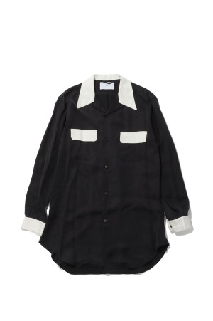 TOP STITCH SHIRT VER2 - BLACK (26330508)