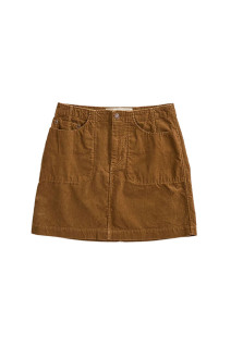 CORDUROY MINI SKIRT - 41 BEIGE (26AMSSK03)
