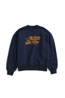 The Puffin Records SWEATSHIRT - 85 NAVY (26AMSCU09)