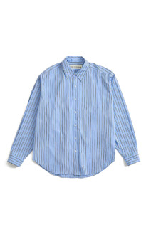 STRIPED UNCLE SHIRT - 83 BLUE (26AMSBL08)