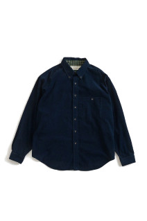 WASHED CORDUROY SHIRT - 85 NAVY (26AMSBL04)