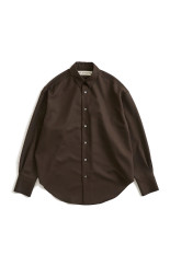 WASHABLE WOOL DADDY SHIRT - 48 BROWN (26AMSBL10)
