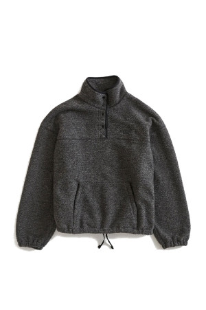 SNAP FLEECE PULLOVER - 85 NAVY (26AMSCU06)