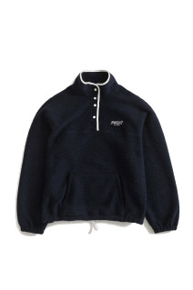 SNAP FLEECE PULLOVER - 06 GRAY (26AMSCU06)