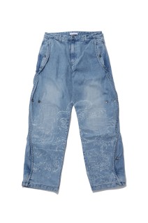 SAN SAN X YUMINHA PANTS - BLUE (SG26FWBTPA501)