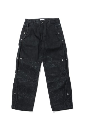 SAN SAN X YUMINHA PANTS - INDIGO (SG26FWBTPA501)