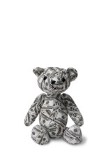 HUNDREDS PATTERNED TEDDY BEAR - MULTI (BEPFW26AC41)