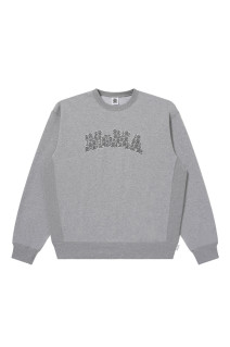 OG LABEL MUSEUM LOGO CREW SWEAT - HEATHER GRAY (BEPFW26CS01)