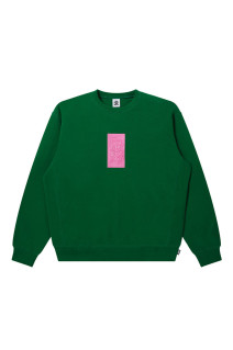 HWC LABEL CREW SWEAT - GREEN (BEPFW26CS04)