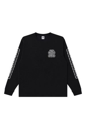 BARBED WIRE OG L/S TEE - BLACK (BEPFW26LT01)
