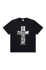 EVIL CROSS TEE / BLACK (BEPFW26TE17)