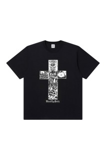 EVIL CROSS TEE / BLACK (BEPFW26TE17)