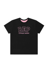 OG BOY REVERSIBLE COLLEGE TEE - BLACK/PINK (BEPFW26TE43)