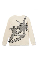 B Logo Raglan Thermal - Cream